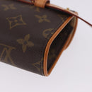 LOUIS VUITTON Monogram Pochette Florentine Waist Bag M51855 LV Auth 204738V-18