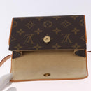 LOUIS VUITTON Monogram Pochette Florentine Waist Bag M51855 LV Auth 204738V-19