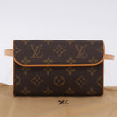 LOUIS VUITTON Monogram Pochette Florentine Waist Bag M51855 LV Auth 204738V-12