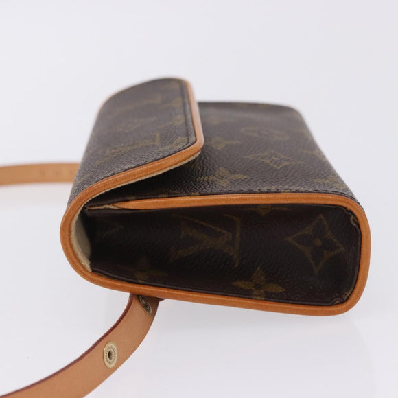 LOUIS VUITTON Monogram Pochette Florentine Waist Bag M51855 LV Auth 204738V