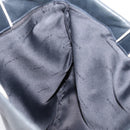 LOEWE Hand Bag Leather Black Silver Auth 204743-18