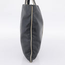 LOEWE Hand Bag Leather Black Silver Auth 204743-3