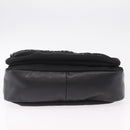 CHANEL Sports Line Shoulder Bag Nylon Black Silver CC Auth 204744V-5