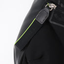 CHANEL Sports Line Shoulder Bag Nylon Black Silver CC Auth 204744V-18