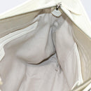 BURBERRY Nova Check Hand Bag Canvas Beige Silver Auth 204746A-19