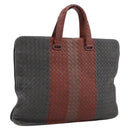 BOTTEGA VENETA INTRECCIATO Hand Bag Leather Brown Auth 204748-1