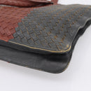 BOTTEGA VENETA INTRECCIATO Hand Bag Leather Brown Auth 204748-12