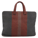 BOTTEGA VENETA INTRECCIATO Hand Bag Leather Brown Auth 204748-2