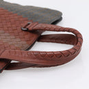 BOTTEGA VENETA INTRECCIATO Hand Bag Leather Brown Auth 204748-7