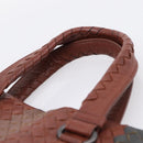 BOTTEGA VENETA INTRECCIATO Hand Bag Leather Brown Auth 204748-8