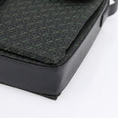 LOEWE Shoulder Bag Canvas Green Gold Tone Auth 204750V-9