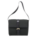 LOEWE Shoulder Bag Canvas Green Gold Tone Auth 204750V-13