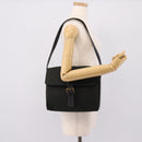 LOEWE Shoulder Bag Canvas Green Gold Tone Auth 204750V-24