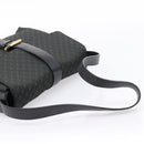 LOEWE Shoulder Bag Canvas Green Gold Tone Auth 204750V-7