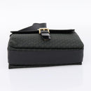 LOEWE Shoulder Bag Canvas Green Gold Tone Auth 204750V-5