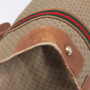 GUCCI Micro GG Supreme Web Sherry Line Bag PVC Beige 012 067 1125 Auth 204752-15