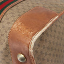 GUCCI Micro GG Supreme Web Sherry Line Bag PVC Beige 012 067 1125 Auth 204752-16