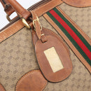 GUCCI Micro GG Supreme Web Sherry Line Bag PVC Beige 012 067 1125 Auth 204752-18