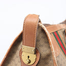 GUCCI Micro GG Supreme Web Sherry Line Bag PVC Beige 012 067 1125 Auth 204752-21