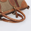 GUCCI Micro GG Supreme Web Sherry Line Bag PVC Beige 012 067 1125 Auth 204752-7