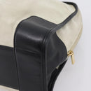 LOEWE Amazona 32 Hand Bag Suede Beige Gold Auth 204758-15