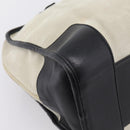 LOEWE Amazona 32 Hand Bag Suede Beige Gold Auth 204758-16
