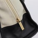LOEWE Amazona 32 Hand Bag Suede Beige Gold Auth 204758-10