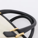 LOEWE Amazona 32 Hand Bag Suede Beige Gold Auth 204758-8