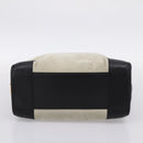 LOEWE Amazona 32 Hand Bag Suede Beige Gold Auth 204758-5