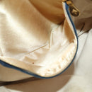 BOTTEGA VENETA INTRECCIATO Hand Bag Leather Navy Gold Auth 204759-29