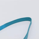 LOEWE Shoulder Bag Leather Light Blue Gold Auth 204760-8