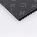 LOUIS VUITTON Monogram Eclipse Couverture Passpole NM Case M64501 Auth 204763V-16