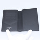 LOUIS VUITTON Monogram Eclipse Couverture Passpole NM Case M64501 Auth 204763V-8