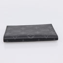 LOUIS VUITTON Monogram Eclipse Couverture Passpole NM Case M64501 Auth 204763V-4