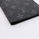 LOUIS VUITTON Monogram Eclipse Couverture Passpole NM Case M64501 Auth 204763V-14