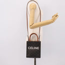 CELINE Triomphe Mini Vertical Cabas Hand Bag PVC 2way Black Gold Auth 204764V-21