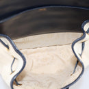 HERMES Shoulder Bag Canvas Beige Gold Auth 204766-16