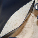 HERMES Shoulder Bag Canvas Beige Gold Auth 204766-19