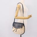 HERMES Shoulder Bag Canvas Beige Gold Auth 204766-22