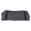 CHANEL Sports Line Waist Bag Canvas Black Silver CC Auth 204767V-2