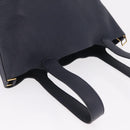 HERMES Picotan Lock MM Hand Bag Taurillon Leather Navy Gold Auth 204768SM-6