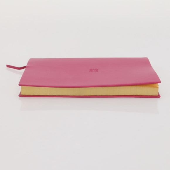 LOEWE Note Leather Paper Pink Auth 204770M