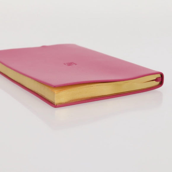 LOEWE Note Leather Paper Pink Auth 204770M