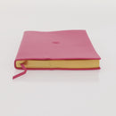 LOEWE Note Leather Paper Pink Auth 204770M-6