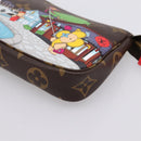 LOUIS VUITTON Monogram Vivienne Mini Pochette Accessoires Pouch LV Auth 204777M-14