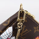 LOUIS VUITTON Monogram Vivienne Mini Pochette Accessoires Pouch LV Auth 204777M-19