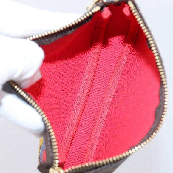 LOUIS VUITTON Monogram Vivienne Mini Pochette Accessoires Pouch LV Auth 204777M