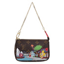 LOUIS VUITTON Monogram Vivienne Mini Pochette Accessoires Pouch LV Auth 204777M-13