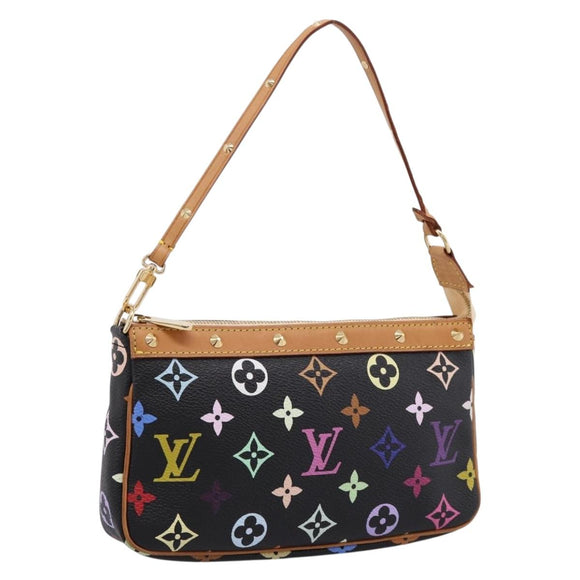 LOUIS VUITTON Monogram Multicolor Pochette Accessoires M92648 Auth 204780SAV