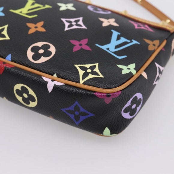LOUIS VUITTON Monogram Multicolor Pochette Accessoires M92648 Auth 204780SAV